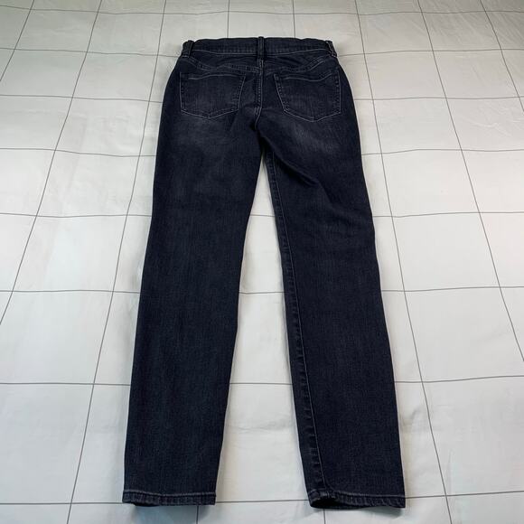 J. Crew Jeans Womens 26 Black 9” Toothpick High Rise Charcoal Wash Stretch - Picture 3 of 10